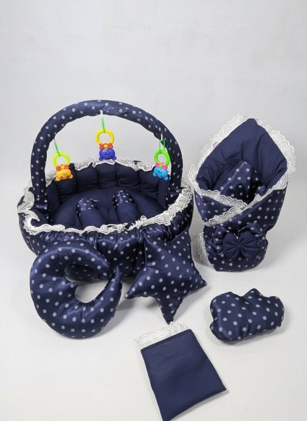 Celestial Navy Baby Bed Set ( 11 Pieces )
