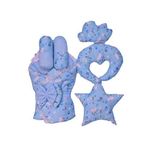 Adorable Baby Bedding Set (BLUE)