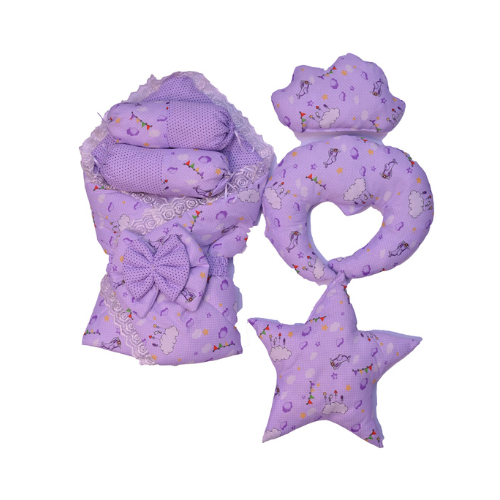 Adorable Baby Bedding Set (PURPLE)