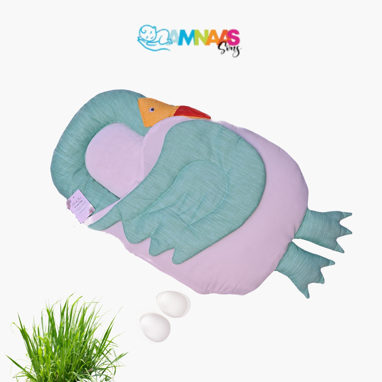 Fluffy Flamingo Baby Nest Soft & Safe