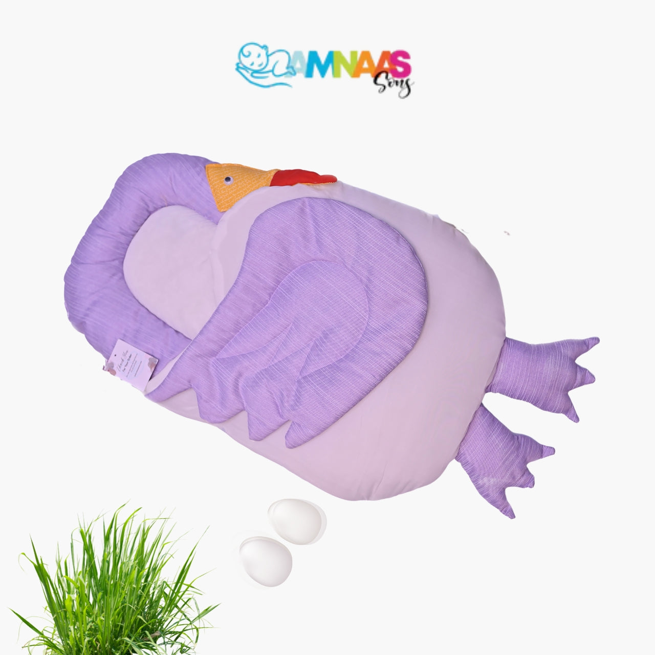 Fluffy Flamingo Baby Nest Soft & Safe